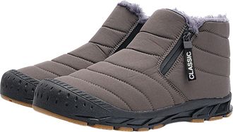 Generic Plush Warm Cotton Shoes Wear and Anti Boots Five Finger Cotton Shoes Outdoor Sports Shoes Mens and Womens Hiking Shoes Sneaker Shoe Laces for Men (Bro