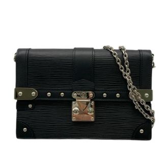 Louis Vuitton Pre-owned Vintage Flap Shoulder Bag - Dames - Pre-owned - Zwart - Maat: ONE Size Leer