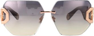 Philipp Plein Dames, Accessoires, Geel, Maat: 66 MM