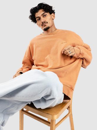 Carhartt Work in Progress Benton Sweater redhaven garment dyed