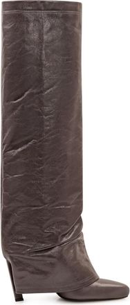 The Attico Grey High-knee Boots