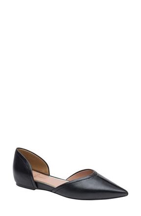 Linea Paolo Doria Pointed Toe Flat in Black at Nordstrom, Size 8.5