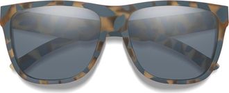 Smith Lowdown XL 2 60mm ChromaPop Polarized Square Sunglasses in Flint /Tarmac Tortoise at Nordstrom
