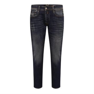 Replay Mens Replay Rocco Comfort-Fit Jeans in Blue