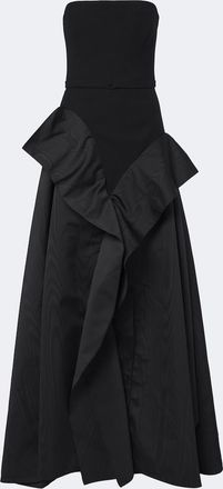SAFiYAA Anneline ruffled strapless gown