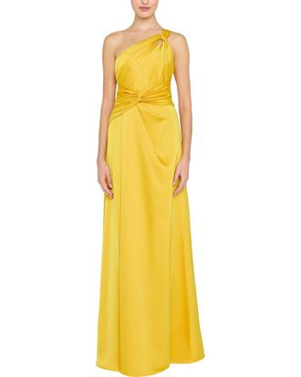 Theia Gloria Twist A-Line Gown