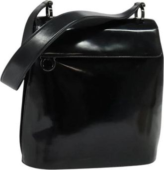 Ferragamo Pre-owned Canvas shoulder-bags - Dames - Vintage Schoudertas - Zwart - ONE Size - Vintage