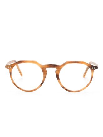 Lunor Bril met geometrisch montuur - Bruin