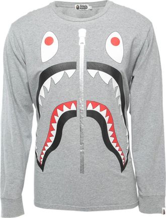 A Bathing Ape T-shirt a maniche lunghe - Grigio