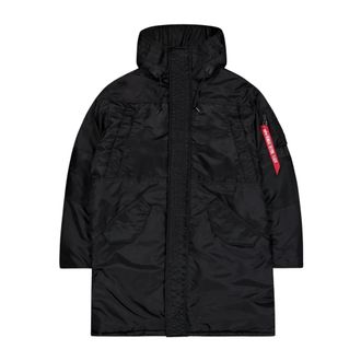 Alpha Industries Winter Jackets, male, Black, XL, Field Parka