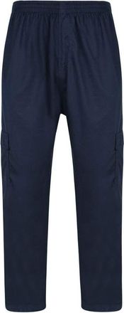 KAM Mens Light Weight Poly Cotton Jersey Jogging Bottom (217) in Navy in 5XL/31
