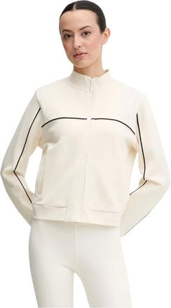 Guess Hoodies & sweatvesten, Dames, Beige, M, Polyester, Clara Zip-through