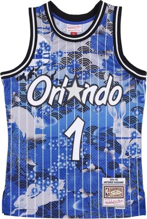 Mitchell & Ness NBA Swingman Jersey 1994 Hardwood Classics - Heren - Fitness - Blauw - S - Polyester - Fitness