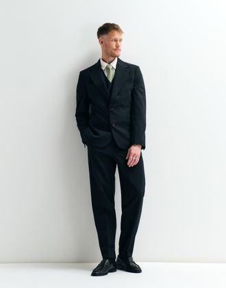 Asos ASOS ADAPTIVE giacca da abito slim nera-Nero