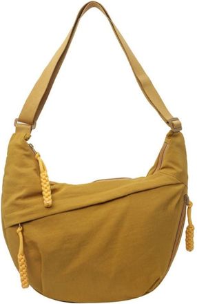 Generic Nylon Shoulder Bag, Adjustable Large Capacity Crossbody Bag, Retro Lightweight Dumpling Bag Handbag for Outdoor Work Shopping(yellow)