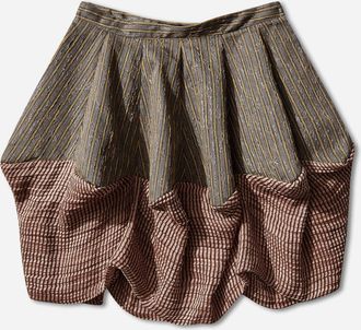 Kiko Kostadinov Women s Evelyn Skirt Charcoal / Sunshine