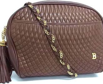 Bally Leather Handbag Shoulder Bag Tote Bag (Pre-Owned)