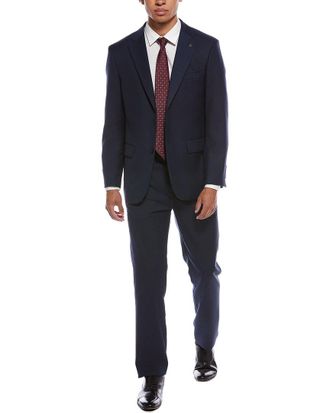 Scotch & Soda 2Pc Suit With Flat Front Pant