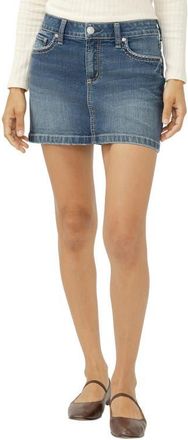 Silver Jeans Co Elyse Denim Miniskirt in Corydon at Nordstrom, Size 30