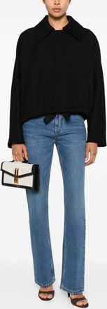 Victoria Beckham Womens Jacket Arden Black Virgin Wool Dress