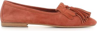 Henderson Suede Tassel Slipper - Dames - Loafers - Oranje - 38 EU - Su&egrave;de - Schoenen