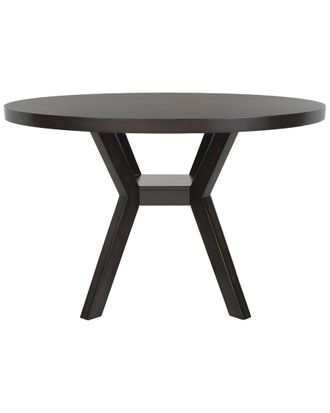 Safavieh Couture Luis Round Wood Dining Table