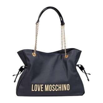 Love Moschino Dames, Tassen, Zwart, Maat: ONE Size Poliester