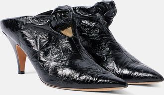 Khaite Rowan leather mules