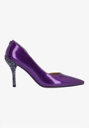 J. Rene&eacute; Womens Jeanine Dorsay Pumps In Purple Patent