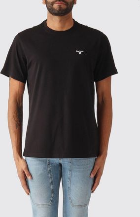 Barbour T-shirt in cotone con logo