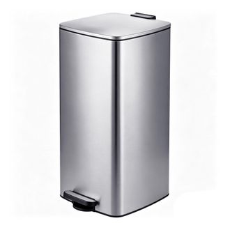 Relaxdays Relaxdays Cubo De Basura, 60 Litros, Cocina, Cubo Interior Extra&iacute;ble, Pedal, Cierre Soft-close, Acero Inoxidable