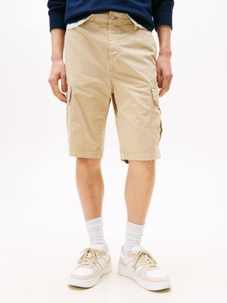 Tommy Jeans Cargoshorts TOMMY JEANS TJM OTIS CARGO REG SHORTS, Herren, Gr. 31, N-Gr, silt, Web, Obermaterial: 100% Baumwolle, unifarben, regular fit kurz, Hosen C