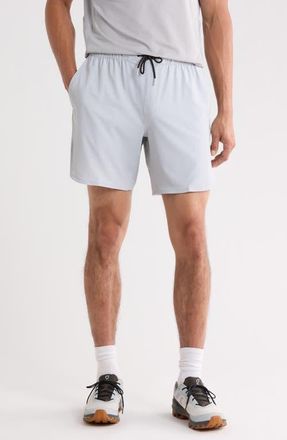 Legends Luka 7-Inch Lined Performance Shorts in Light Gray Heather at Nordstrom, Size Xx-Large
