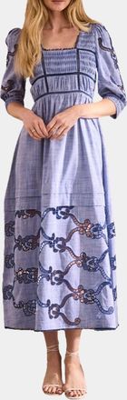 Hunter Bell Rowe Dress In Seabank Chambray