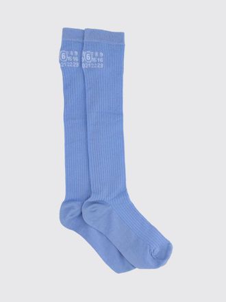 Maison Margiela Calze in cotone a coste stretch