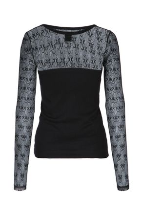 Pinko Womens Violinista T-Shirt Costina Z99 Maglie Sweater