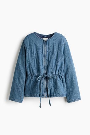 H&M Steppjacke aus Denim - Blue