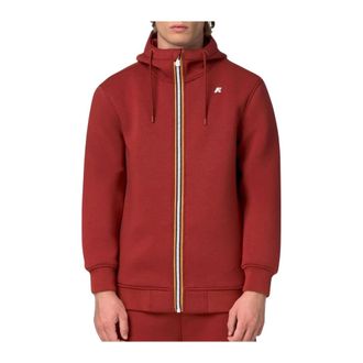 K-Way Sudadera con cremallera Rainer - Sweatshirts & Hoodies - Hombre - Rojo - XL