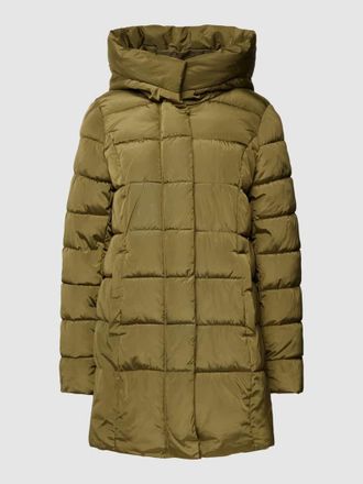 Only Steppjacke mit Kapuze Modell LINA in Oliv, Gr&ouml;&szlig;e XS