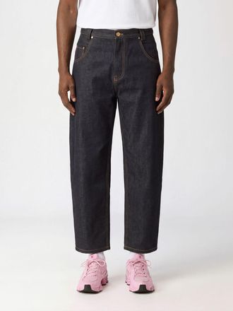 Willy Chavarria Jeans cropped True Bad Boy in denim di cotone a gamba larga