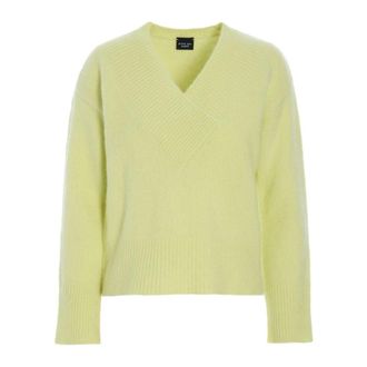Bitte Kai Rand Gebreide kleding - Dames - Truien - Geel - Maat: 2XL
