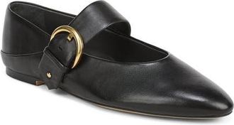 Franco Sarto Reeva Mary Jane Flat in Black at Nordstrom, Size 8.5