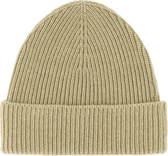 Burberry Womens Cuffia Cashmere Beanie Beige