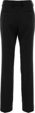 Prada Womens Wool Trousers Black