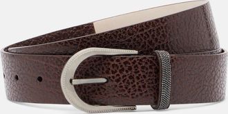 Brunello Cucinelli Monili leather belt