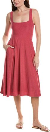 Beyond Yoga Beyond Yoga Featherweight At The Ready Square Neck Midi Dress