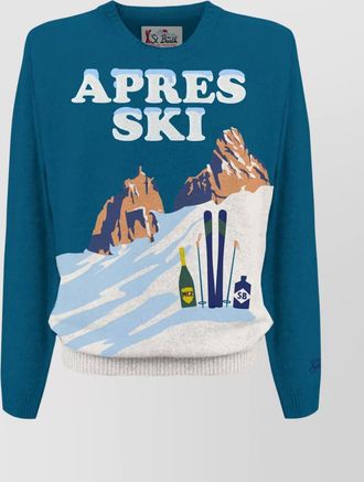 MC2 Saint Barth graphic print crewneck knit sweater