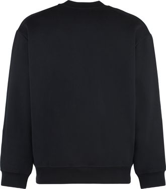 A.P.C. Mens Standard Grand Vpc Oversize Sweatshirt Black Cotton Sweatshirts Sweater