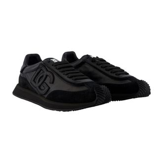 Dolce & Gabbana Mens Bassa Sneaker Black Calfskin