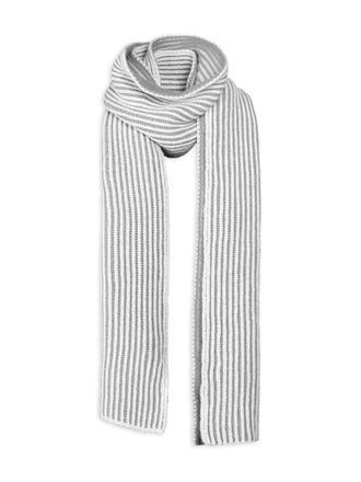 Moorer Samanta knitted scarf - White